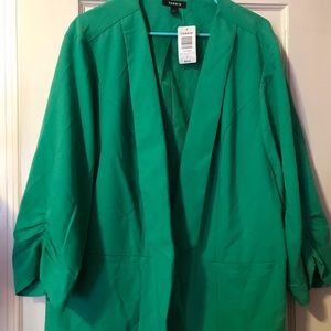 Torrid Kelly Green Jacket 5x Size 5